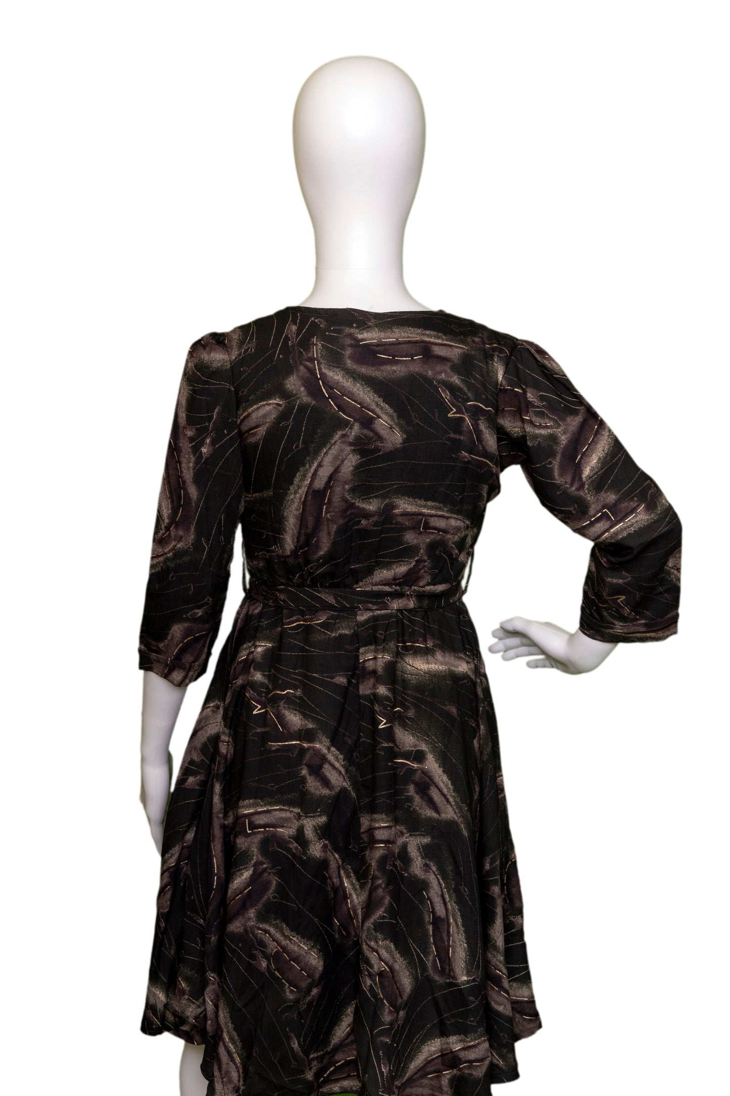 Midnight Brushstroke Dress