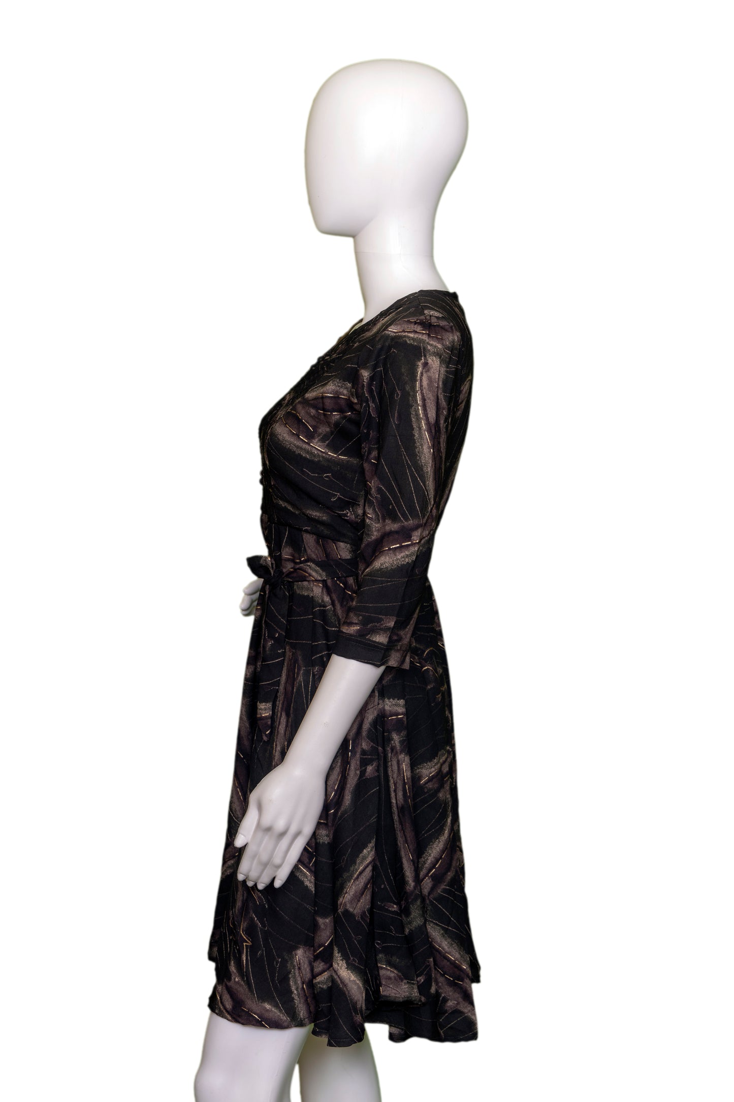 Midnight Brushstroke Dress