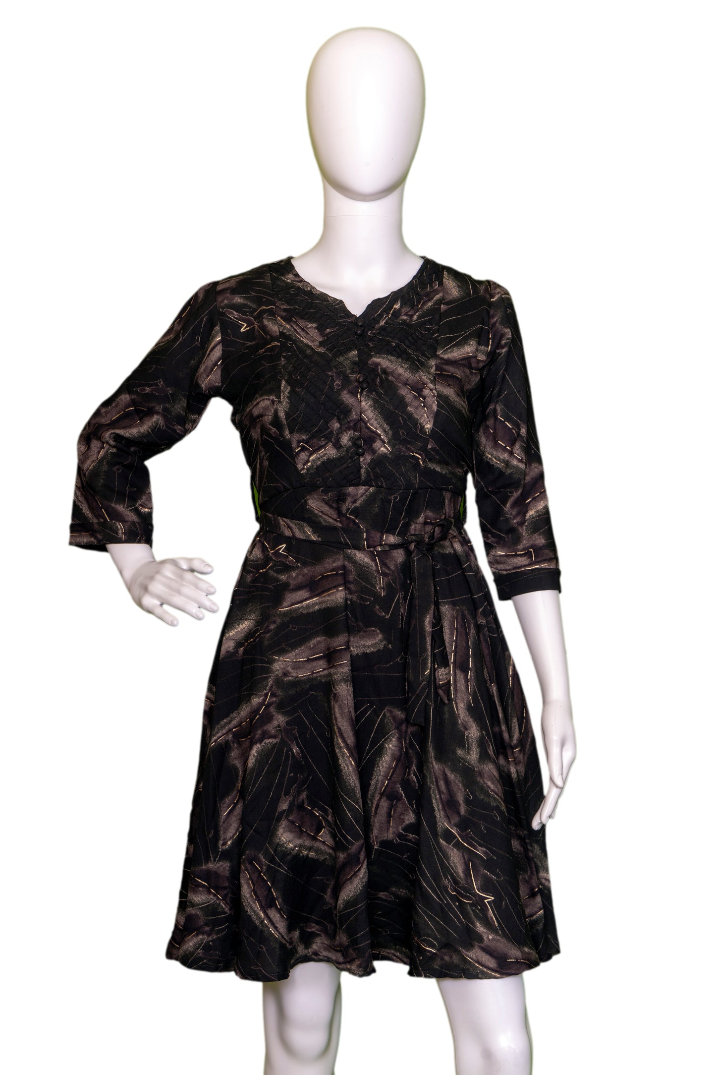 Midnight Brushstroke Dress