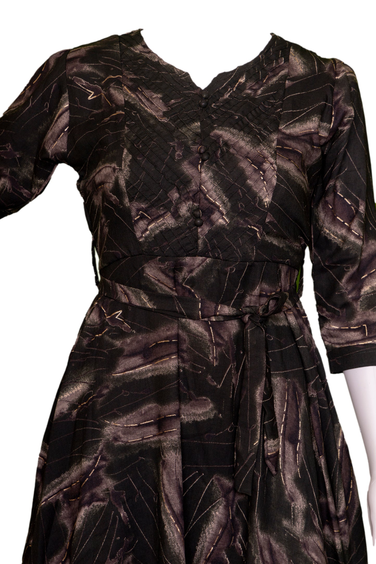 Midnight Brushstroke Dress