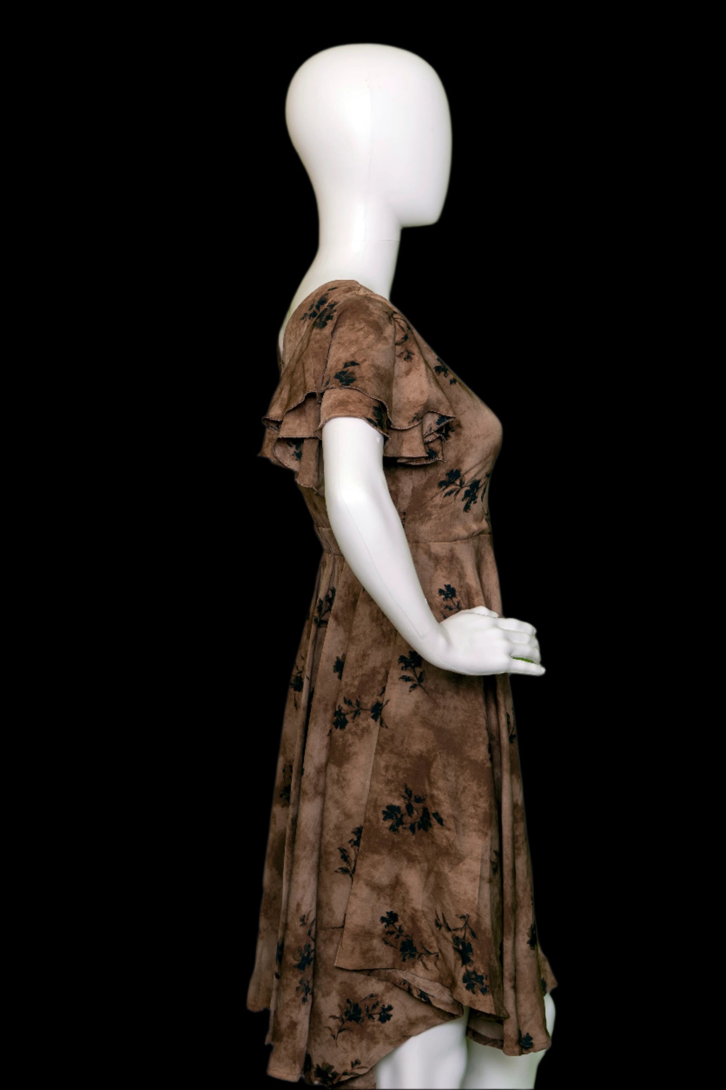 Mocha Bloom Dress
