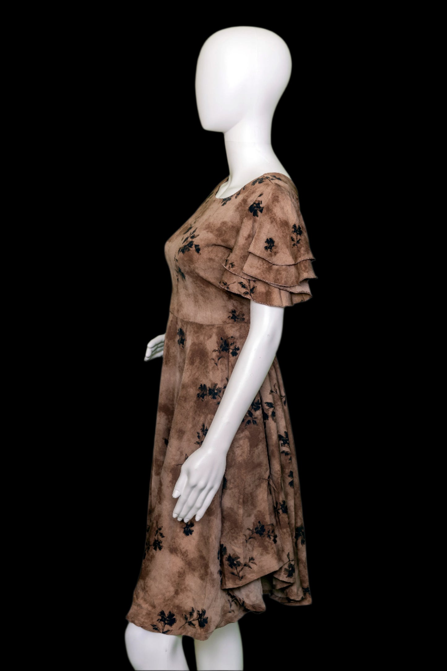 Mocha Bloom Dress