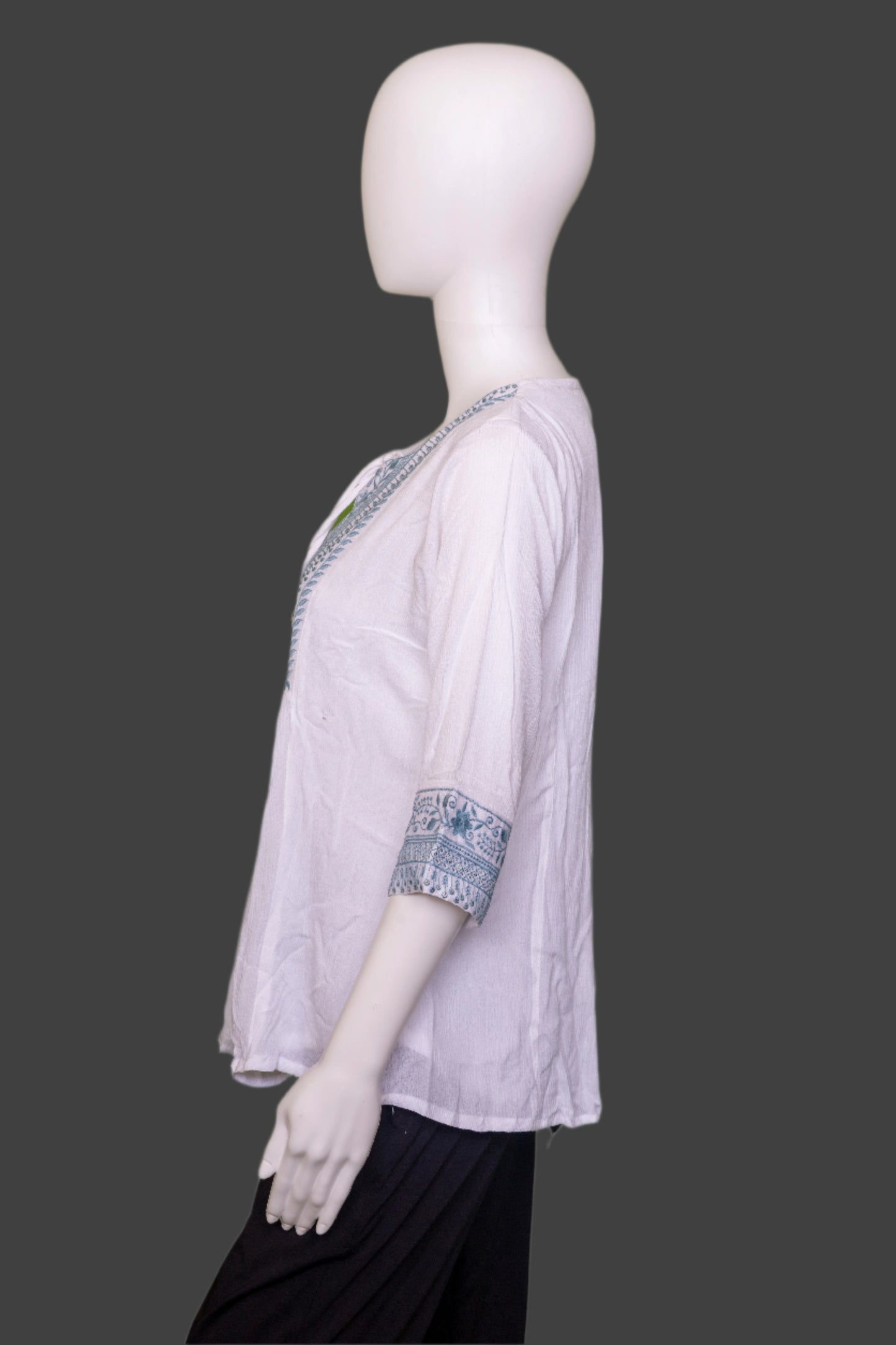 Snow Bloom Top