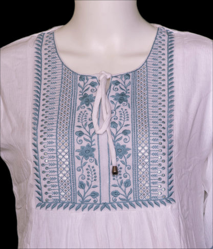 Snow Bloom Top
