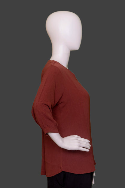 Solid Brown Top
